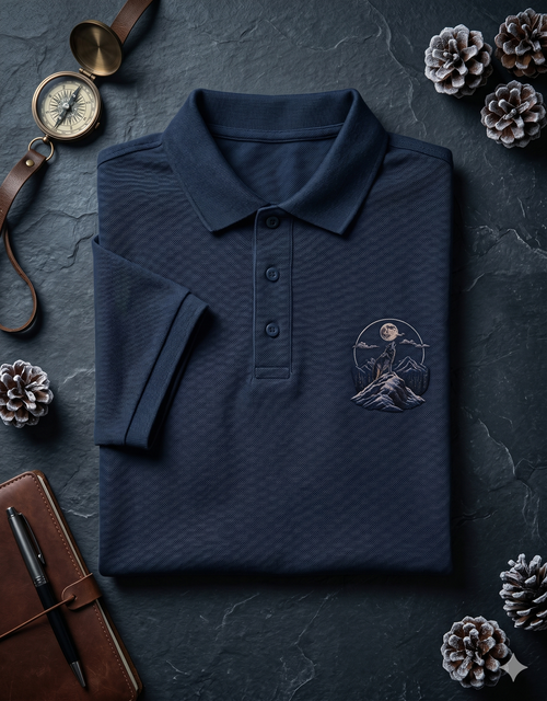 Men's Polo - Lone Wolf