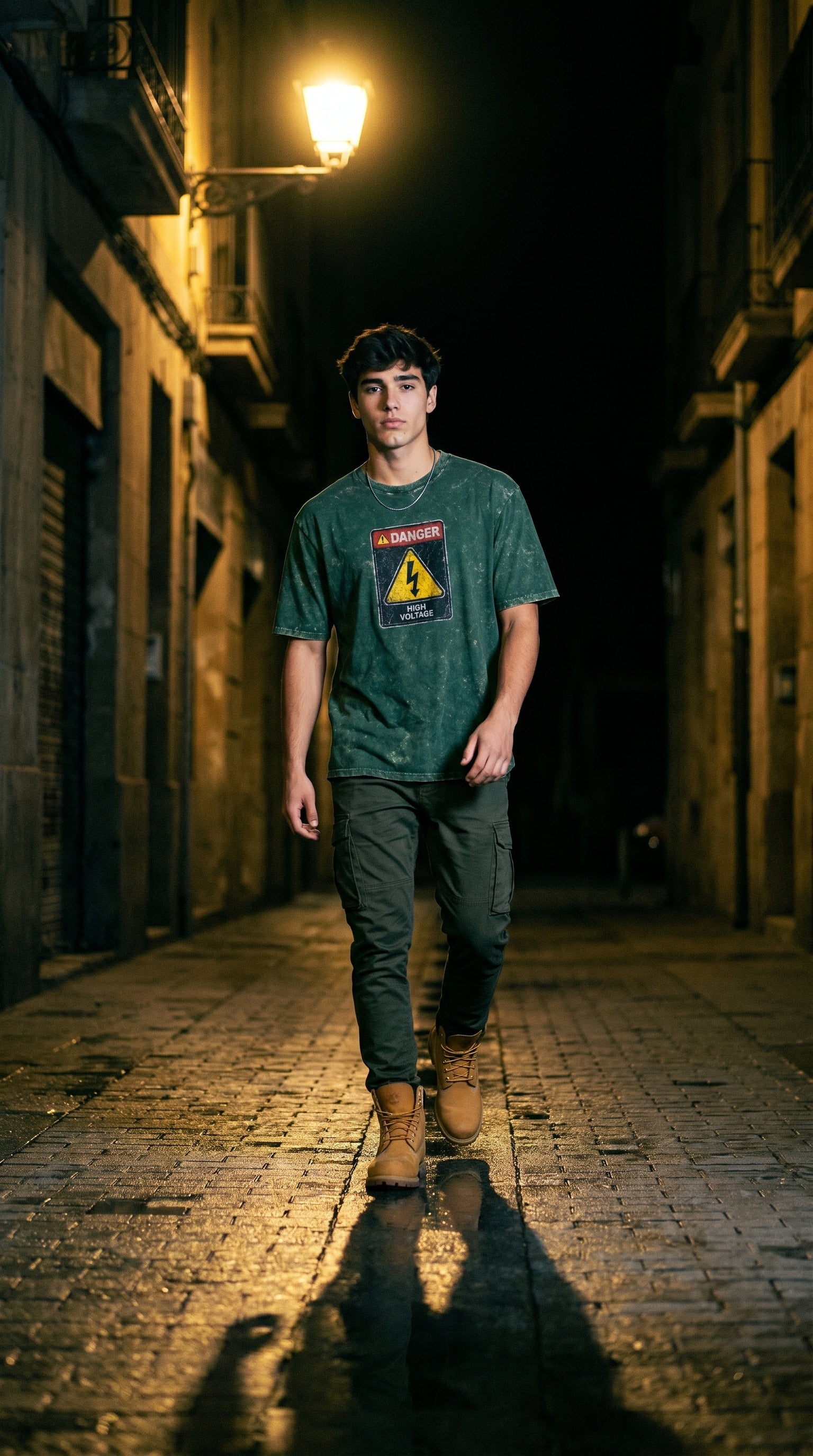 Unisex Acid Washed Oversized Tee